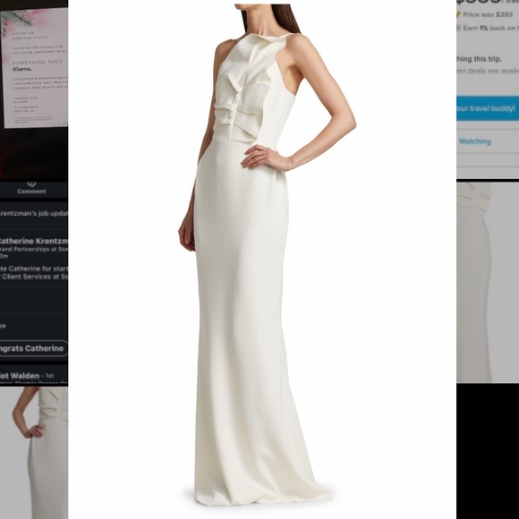 NWT Roland Mouret Warrington Gown - Picture 4 of 8